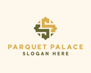 Parquet - Floor Tile Pattern logo design