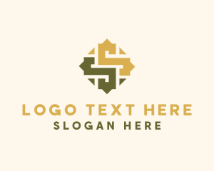 Floor Tile Pattern Logo