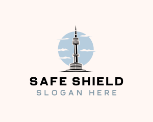 Namsan Tower South Korea logo design