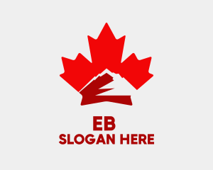 Red Canada Mountain  Logo
