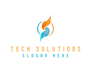 Heating Technology System Logo