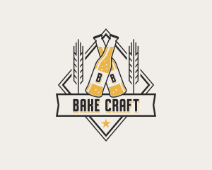 Beer Bottle Brewery logo design