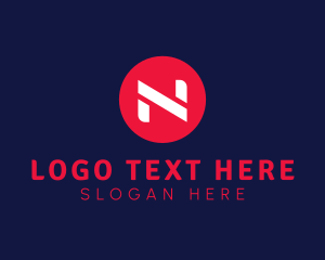 Firm - Startup Modern Business Letter N logo design