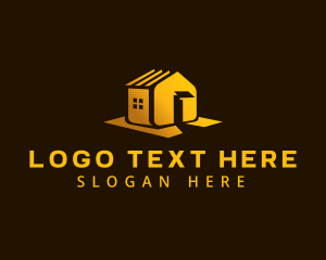 Gold - Home Renovation Builder logo design