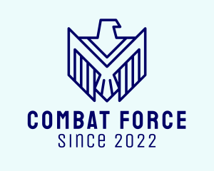 Military Air Force Eagle  logo design