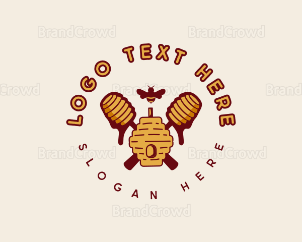 Sweet Honey Beehive Logo