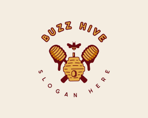 Sweet Honey Beehive logo design