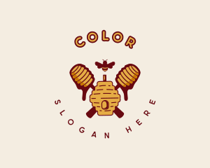 Beehive - Sweet Honey Beehive logo design