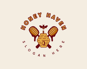 Sweet Honey Beehive logo design