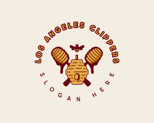 Beekeeper - Sweet Honey Beehive logo design