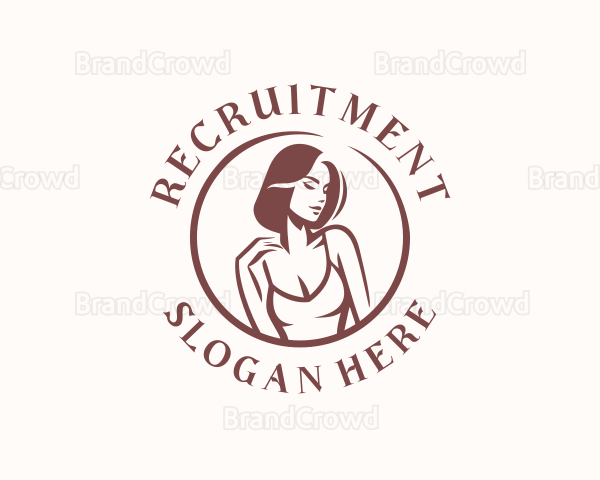 Woman Bikini Lingerie Logo