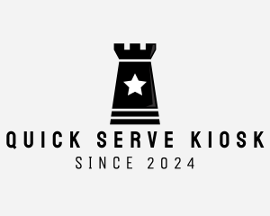 Chess Rook Castle logo design