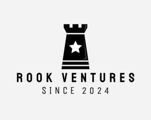 Rook - Chess Rook Castle logo design