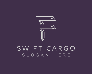 Shipping - Freight Shipping Courier logo design