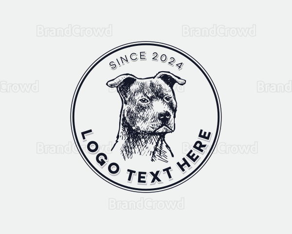 Canine Dog Breeder Logo