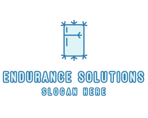 Icy Fridge Appliance logo design