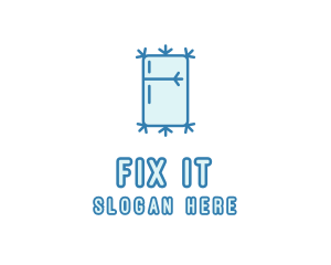 Icy Fridge Appliance logo design