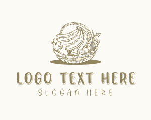 Dining - Homegrown Fruit Basket logo design