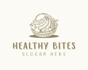 Homegrown Fruit Basket  logo design