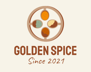 Powder Spice Spoon logo design