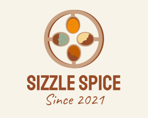 Powder Spice Spoon logo design