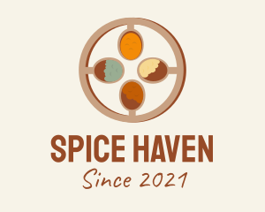 Spice - Powder Spice Spoon logo design