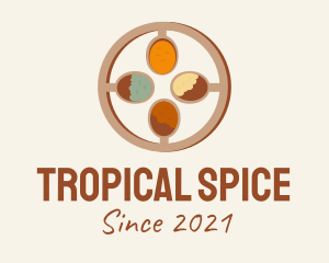 Powder Spice Spoon logo design