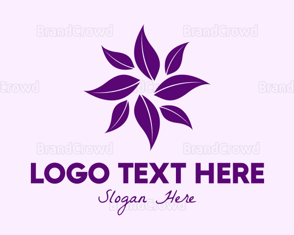 Purple Leaves Spa Logo