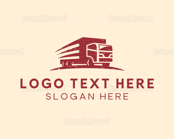 Fast Truck Delivery Logo