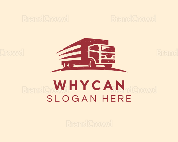 Fast Truck Delivery Logo