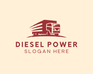 Diesel - Fast Truck Delivery logo design