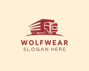 Courier - Fast Truck Delivery logo design