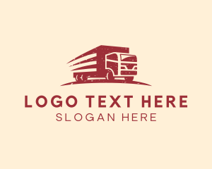 Retro - Fast Truck Delivery logo design