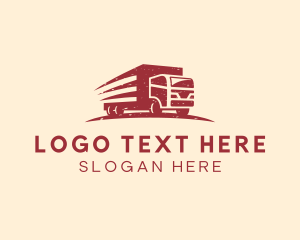 Fast Truck Delivery Logo