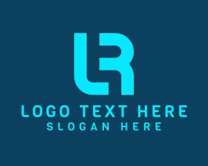 Letter Hd - Generic Letter LR Monogram logo design