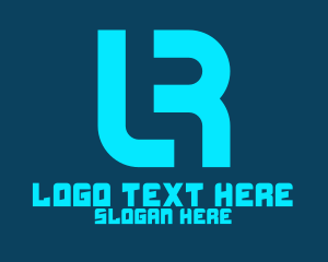 Social Media - L & R Monogram logo design