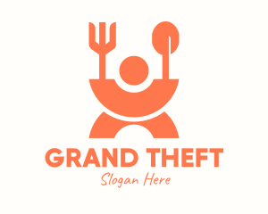 Restaurant - Orange Meal Canteen logo design
