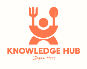 Delicious - Orange Meal Canteen logo design