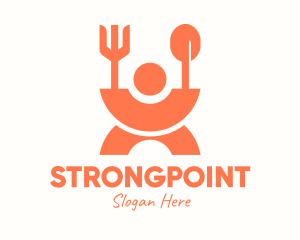 Cooking - Orange Meal Canteen logo design