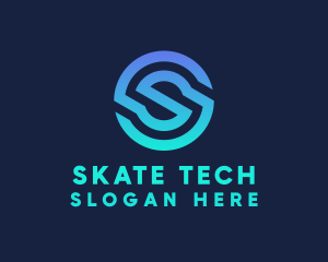 Digital Tech Letter S Business logo design