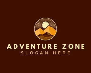 Desert Outdoor Adventure logo design