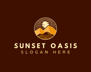 Desert Outdoor Adventure logo design