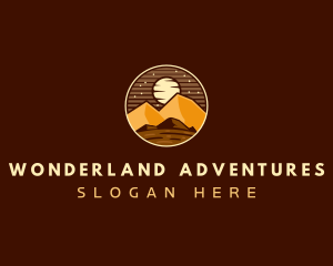 Desert Outdoor Adventure logo design