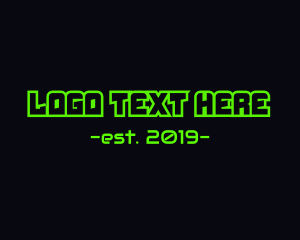 Computing - Green Game Screen logo design