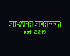 Green Game Screen logo design