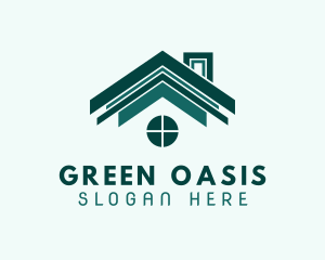 Green Roof Housing logo design