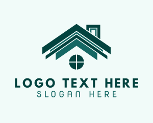 House - Green Roof Housing logo design
