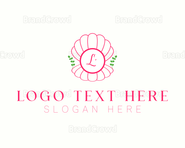 Feminine Seashell Jewelry Logo