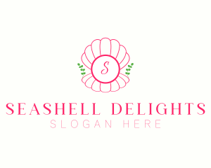 Feminine Seashell Jewelry logo design