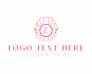 Leaf - Feminine Seashell Jewelry logo design